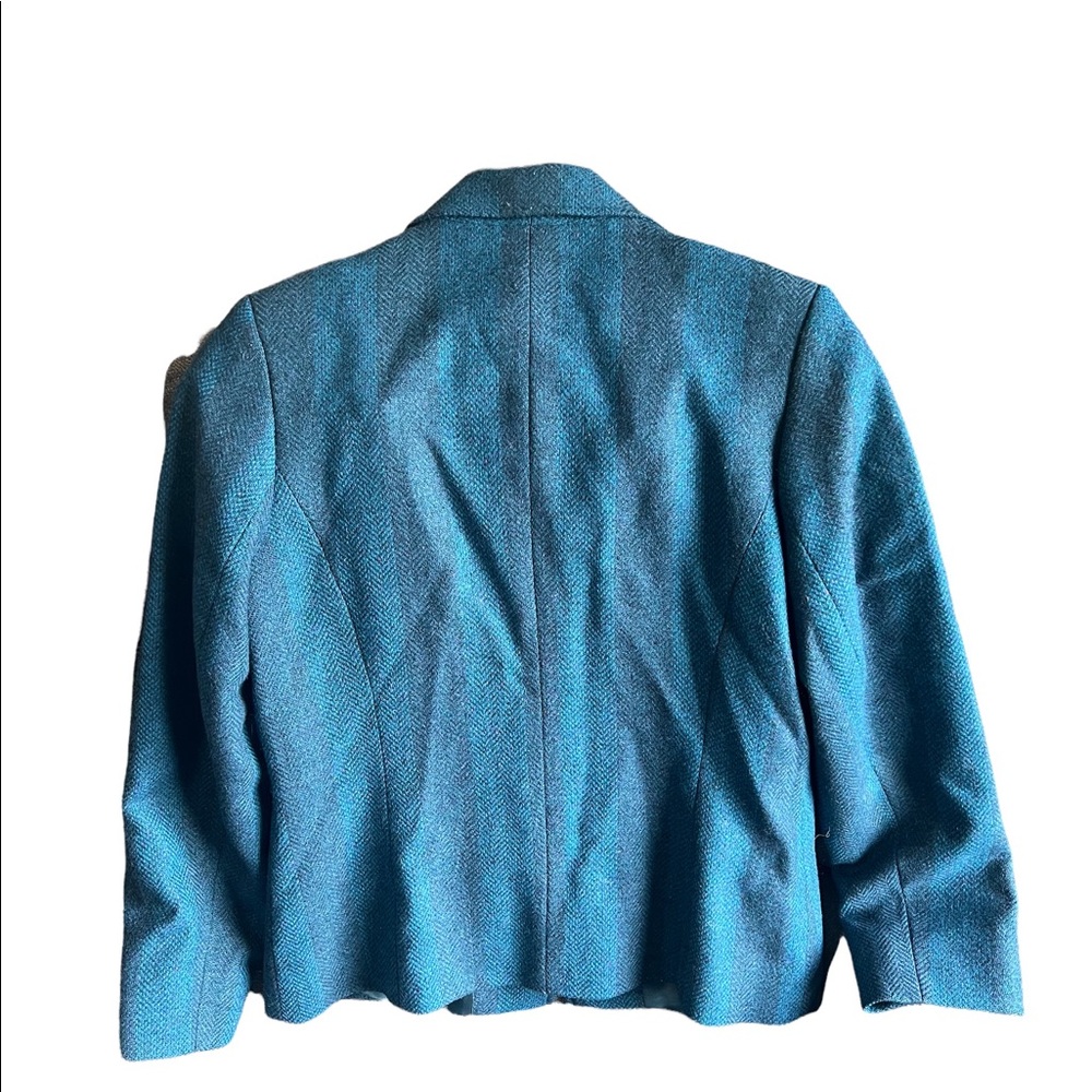 Blue wool jacket - Picture 4 of 4